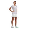 Adidas Women's Club Pleated Skirt (White) 2 Adidas Women's Club Pleated Skirt (White) -YONEX Store HT7184 5 APPAREL OnModel WalkingView transparent