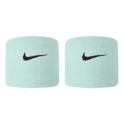 Nike Tennis Premier Wristbands 2 Pack (Green/Black)