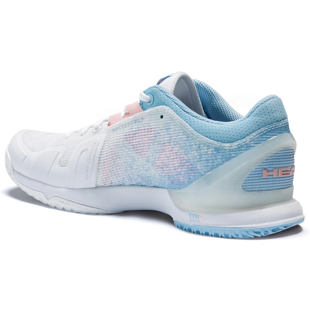 Head Sprint Pro 3.0 Women's Tennis Shoe (White/Light Blue) 5 Head Sprint Pro 3.0 Women's Tennis Shoe (White/Light Blue) - Image 3