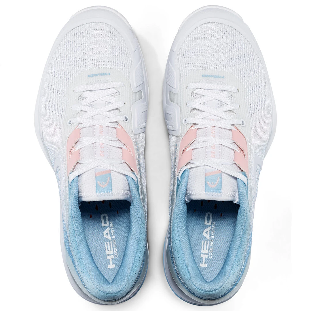 Head Sprint Pro 3.0 Women's Tennis Shoe (White/Light Blue) 6 Head Sprint Pro 3.0 Women's Tennis Shoe (White/Light Blue) - Image 4
