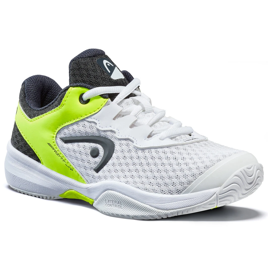 Head Sprint 3.0 Junior Tennis Shoe (White/Yellow) 3 Head Sprint 3.0 Junior Tennis Shoe (White/Yellow)