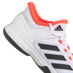 Adidas Ubersonic 4 Junior Tennis Shoe (White/Black/Solar Red) -YONEX Store S23742 FTW photo detail 1 white