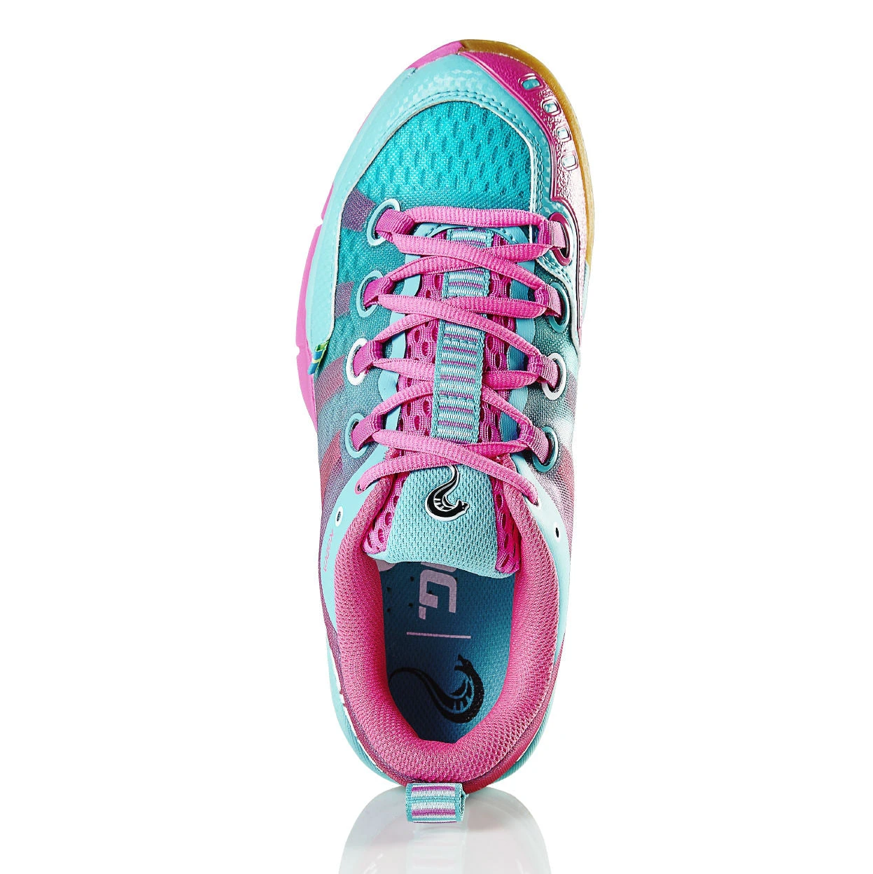 Salming Kobra Women's Indoor Court Shoe (Turquoise/Pink) 5 Salming Kobra Women's Indoor Court Shoe (Turquoise/Pink) - Image 3