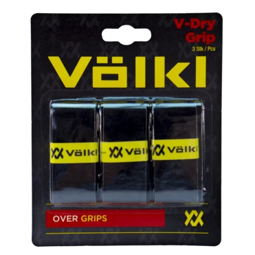 Volkl V-Dry Overgrip 3 Pack (Black) 3 Volkl V-Dry Overgrip 3 Pack (Black)