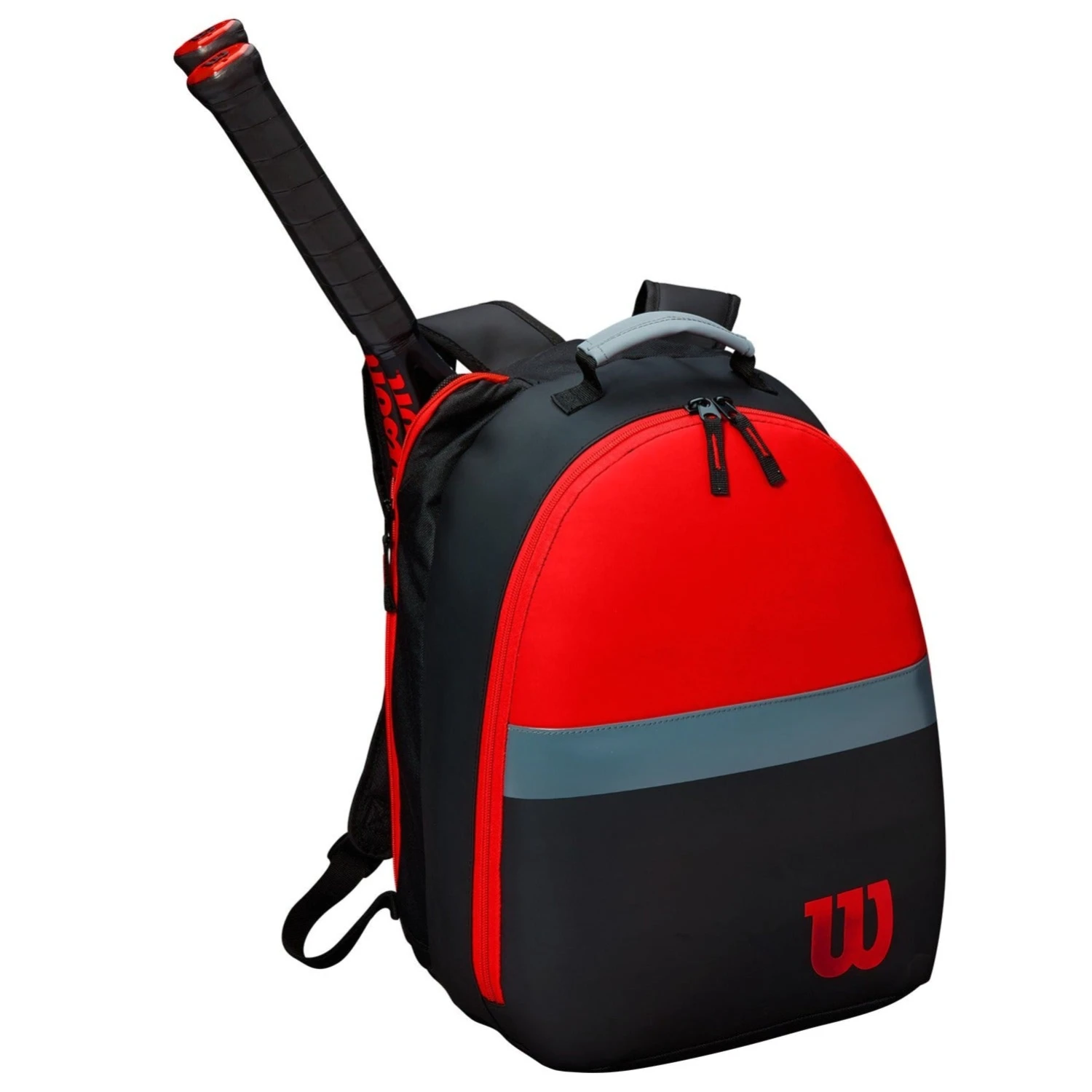 Wilson Clash Junior Racquet Backpack (Infrared/Grey/Black) 4 Wilson Clash Junior Racquet Backpack (Infrared/Grey/Black) - Image 2