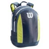 Wilson Junior Racquet Backpack (Navy/White/Green) -YONEX Store WR8012902001.Wilson Junior Navy Lime Green White Tennis Backpack .1 1000 1000