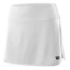 Wilson Womens Team 12.5" Skirt (White) 2 Wilson Womens Team 12.5" Skirt (White) -YONEX Store WRA766201 SS18 Team W Team 12 5 Skirt Womens White Front