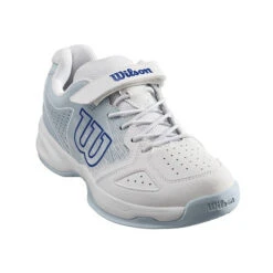 Wilson Stroke Junior Tennis Shoe (White/Blue) -YONEX Store WRS324040 Jr Small 82627577 b5b6 4878 ad8f 456c3becc46c