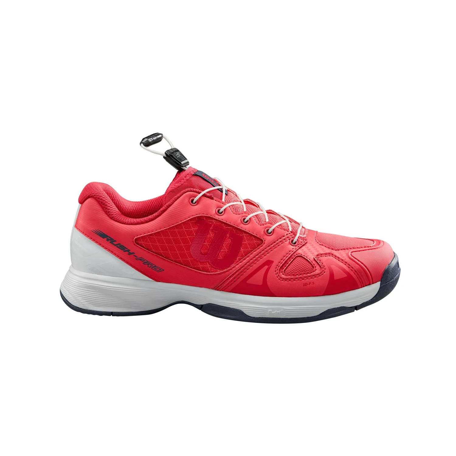 Wilson Rush Pro QL Junior Tennis Shoe (White/Pink) 4 Wilson Rush Pro QL Junior Tennis Shoe (White/Pink) - Image 2