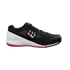 Wilson Rush Pro 3.0 Men's Pickleball Shoe (Black/White/Red) 11 Wilson Rush Pro 3.0 Men's Pickleball Shoe (Black/White/Red) -YONEX Store WRS328230 0 Rush Pro 3 Pickleball BL WH WilsonRed.png.cq5dam.web .1200.1200