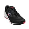 Wilson Rush Pro 3.0 Men's Pickleball Shoe (Black/White/Red) -YONEX Store WRS328230 1 Rush Pro 3 Pickleball WH BL WilsonRed.png.cq5dam.web .1200.1200