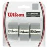 Wilson Pro Overgrip 3 Pack (Silver) -YONEX Store Wilson Pro Overgrip Silver 3 RacquetGuys