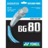 Yonex BG 80 Badminton String (Sky Blue) -YONEX Store Yonex BG 80 Badminton String Sky Blue