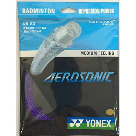 Yonex BG Aerosonic Badminton String (Purple) 3 Yonex BG Aerosonic Badminton String (Purple)