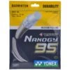 Yonex Nanogy BG 95 Badminton String (Silver) -YONEX Store Yonex Nanogy BG 95 Badminton String Silver