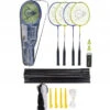 Dunlop Nitro-Star Ssx 1.0 - 4 Player Badminton Set (4 Racquets, 2 Shuttles, Pole, Net) -YONEX Store ZESTAW DO BADMINTONA DUNLOP NITRO STAR 4 PLAYER