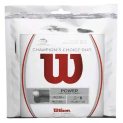 Wilson Champions Choice (Luxilon ALU Power Rough 16L/1.25 & Wilson Natural Gut 16/1.30) Hybrid Tennis String