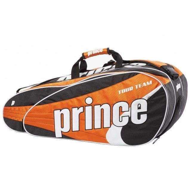 Prince Tour Team 12 Pack Racquet Bag (Orange/Black) 3 Prince Tour Team 12 Pack Racquet Bag (Orange/Black)